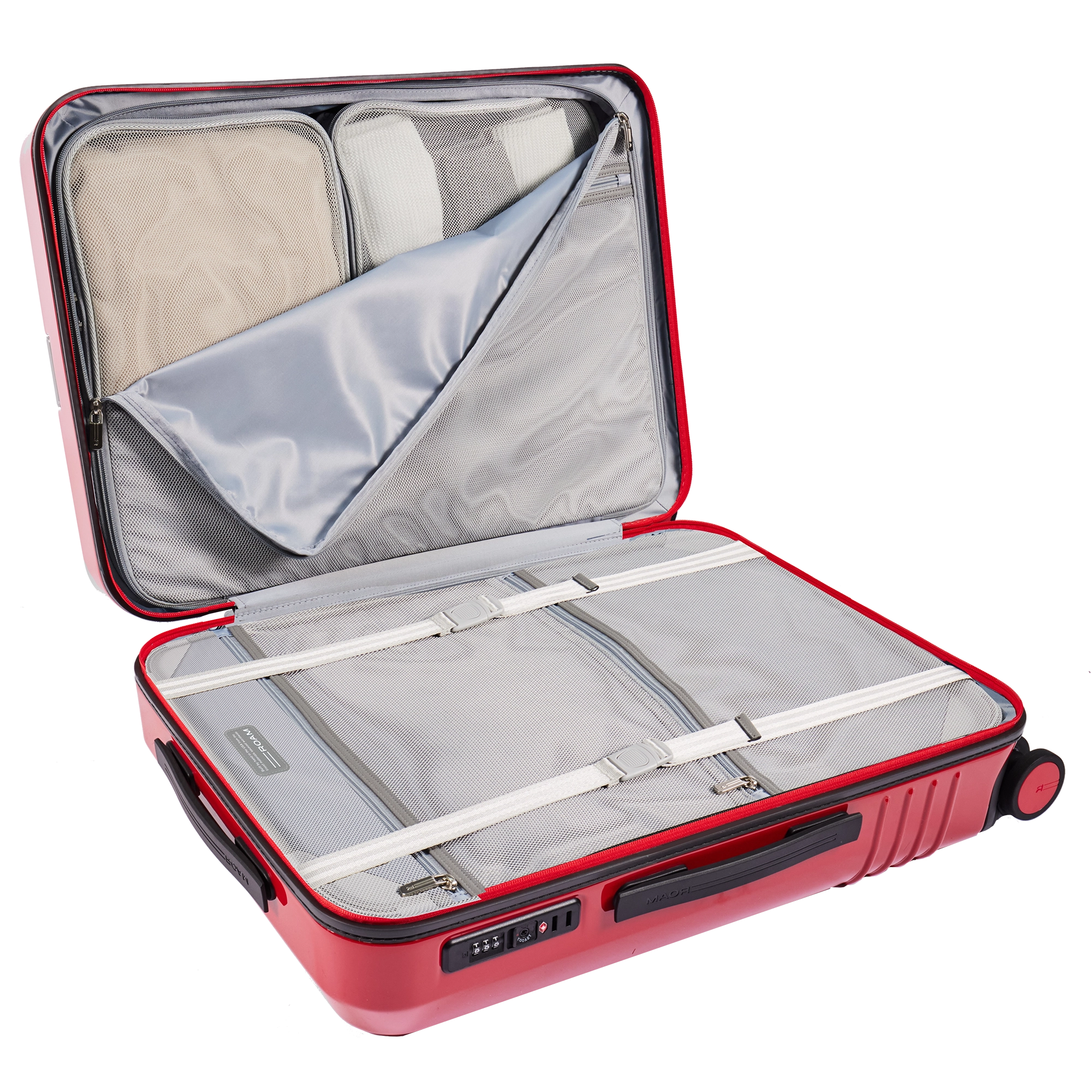 Compression boards allow you to pack more and stay wrinkle free.