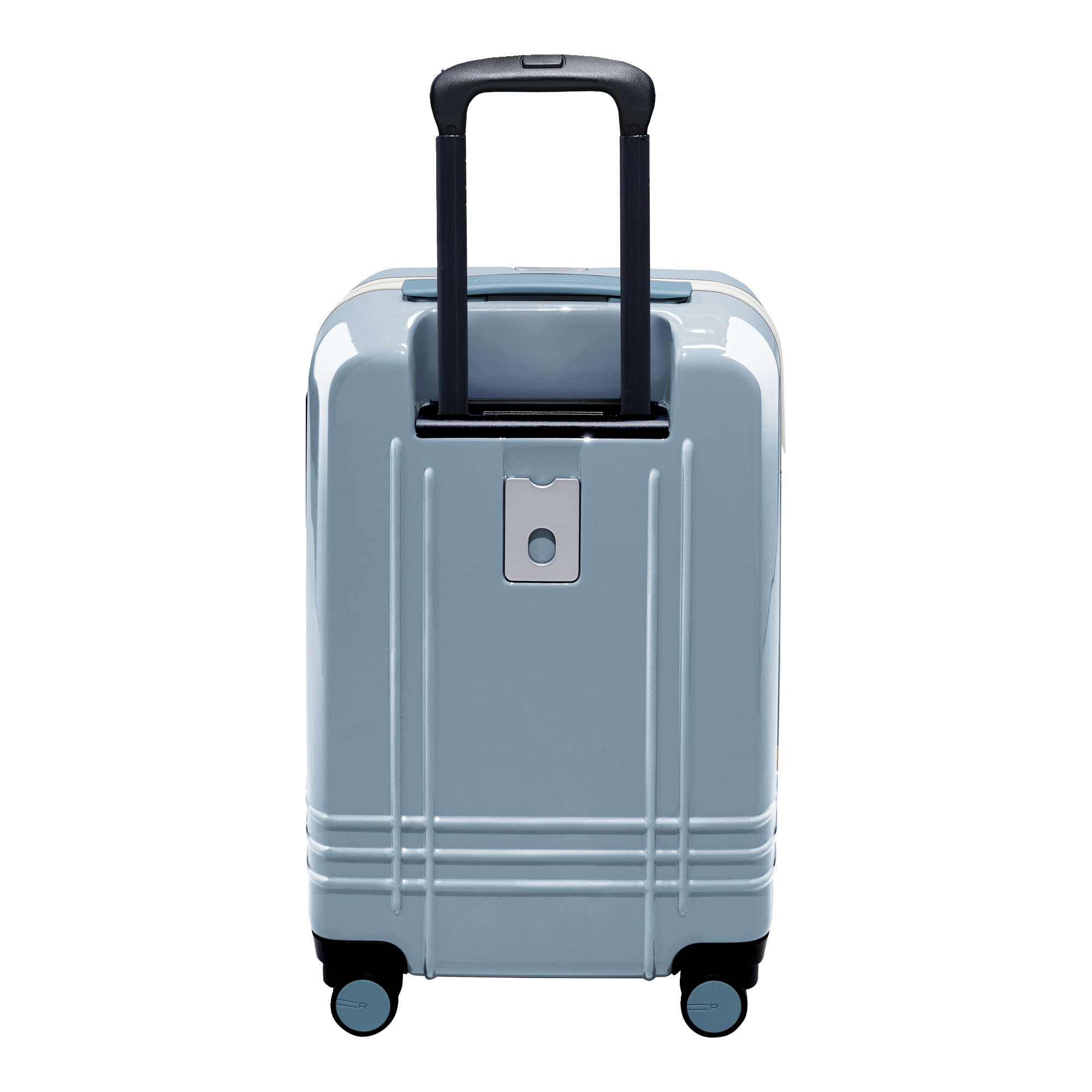 Every bag comes with the option for a free monogram on the ID plate which contains a slot for your contact information.