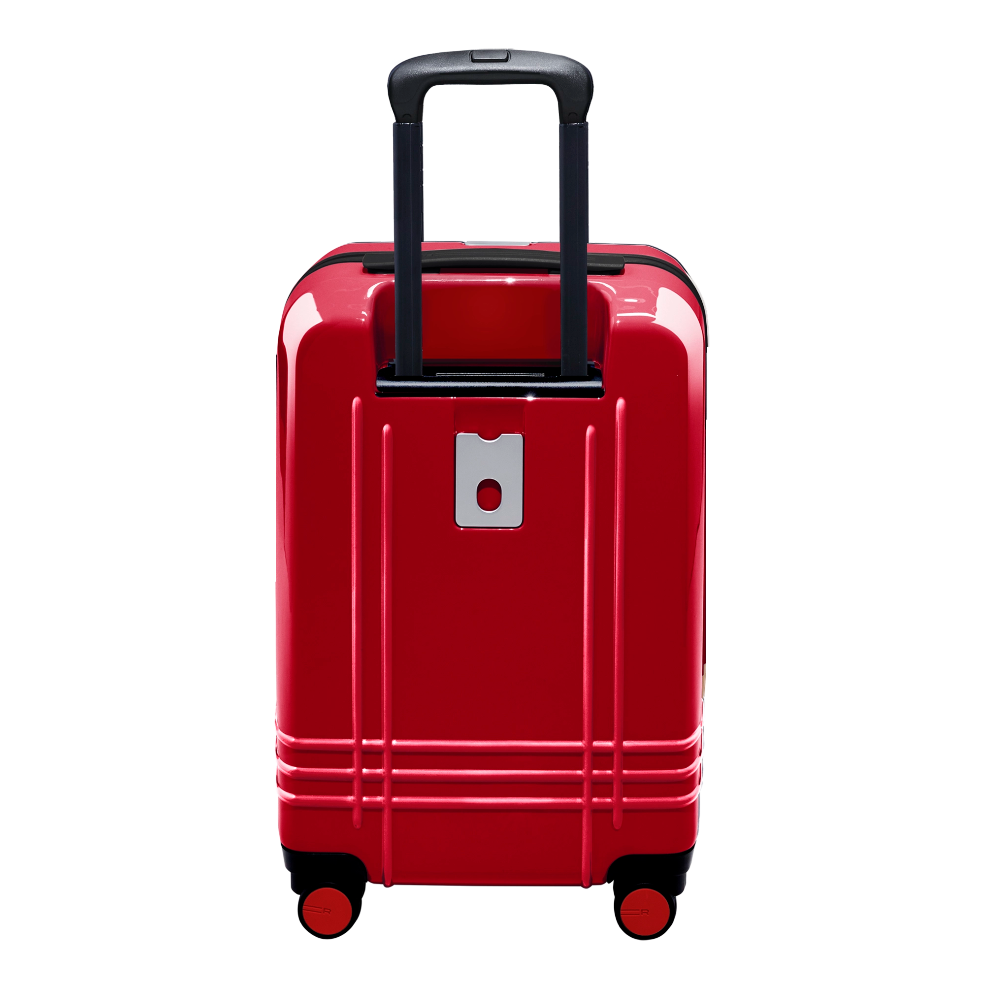 Every bag comes with the option for a free monogram on the ID plate which contains a slot for your contact information