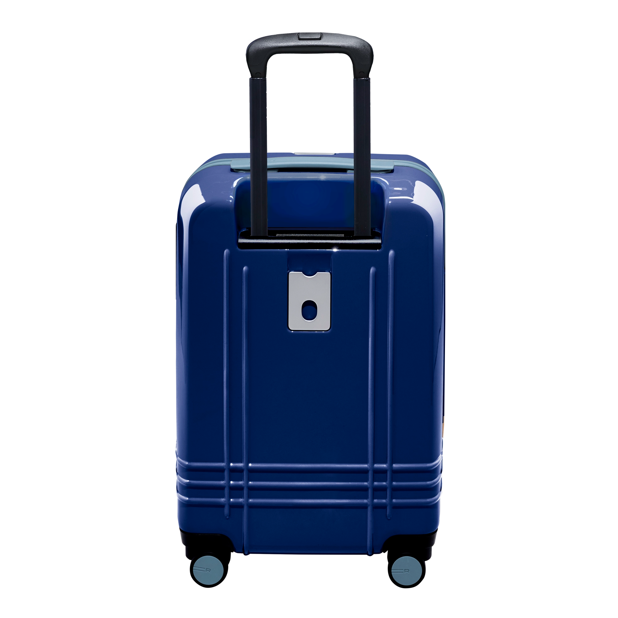 Every bag comes with the option for a free monogram on the ID plate which contains a slot for your contact information.