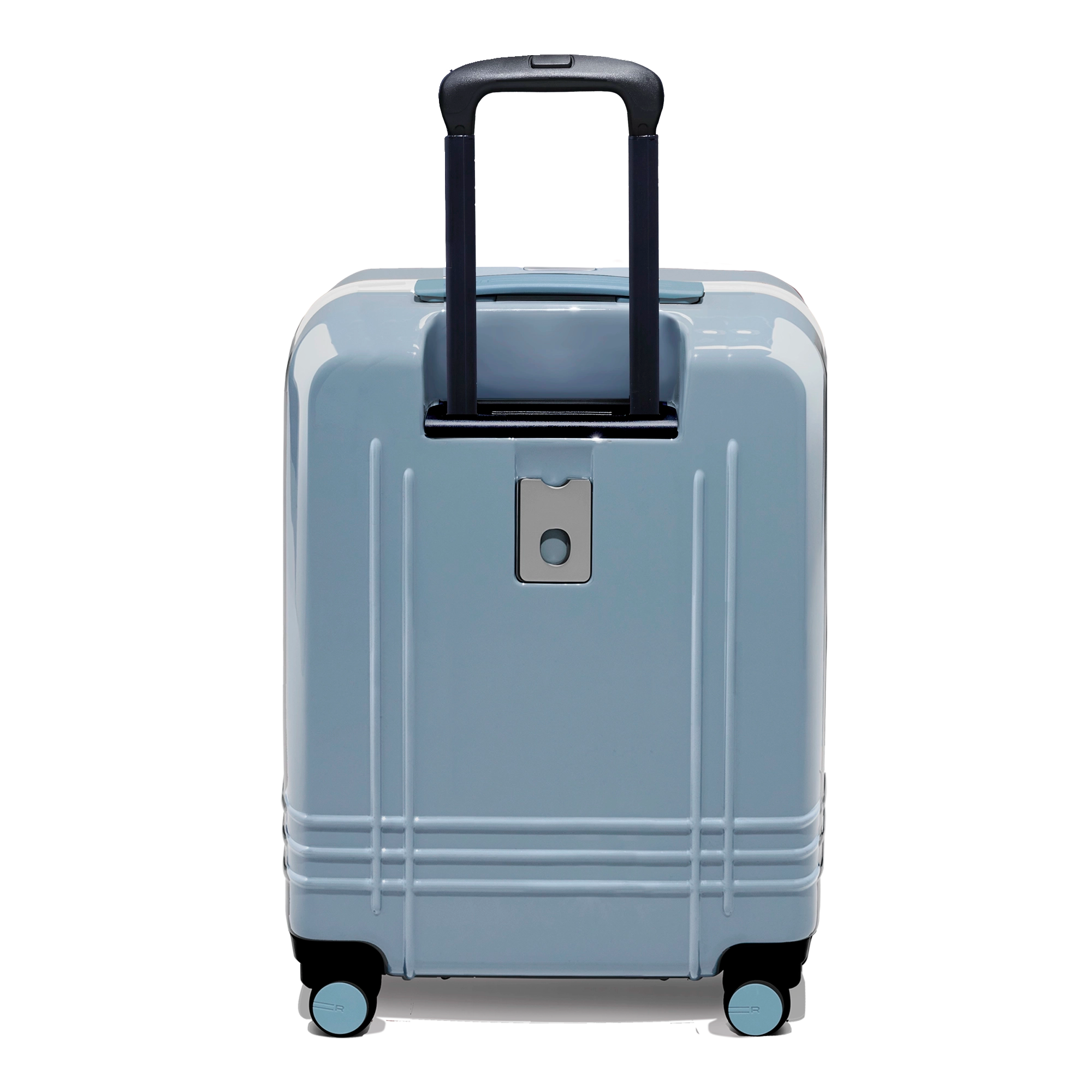 Every bag comes with the option for a free monogram on the ID plate which contains a slot for your contact information.