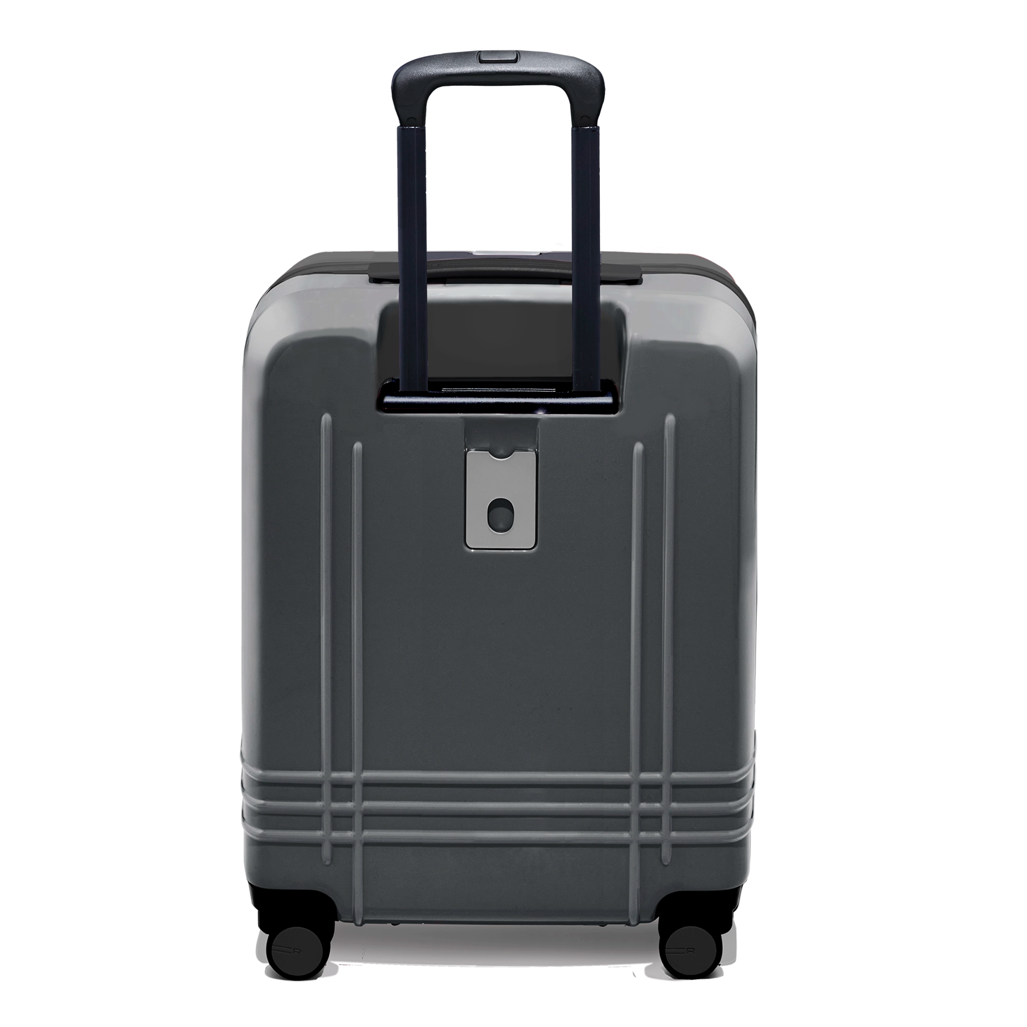 Every bag comes with the option for a free monogram on the ID plate which contains a slot for your contact information.