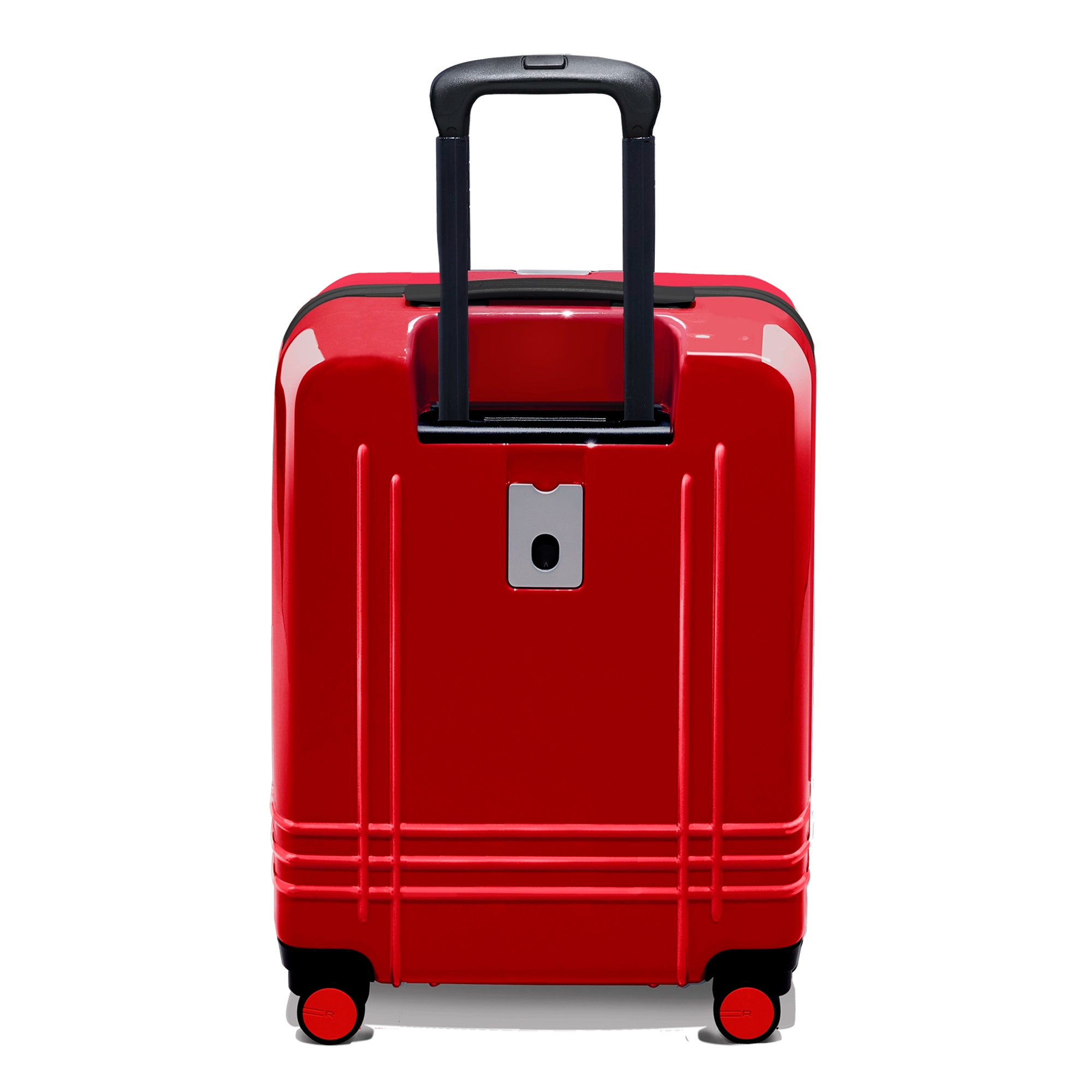 Every bag comes with the option for a free monogram on the ID plate which contains a slot for your contact information.