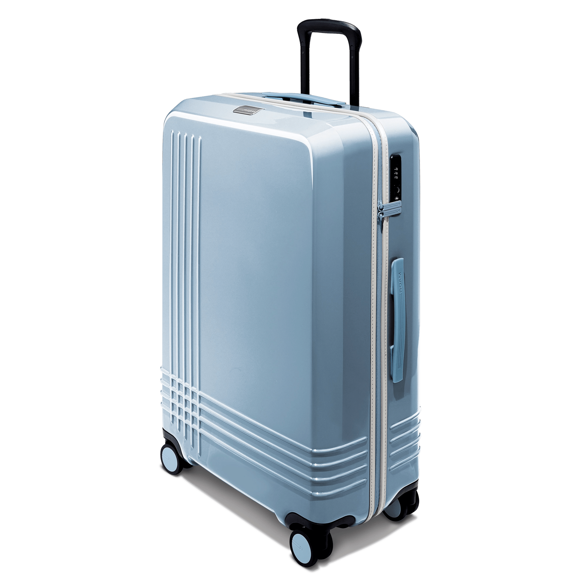 Roam cases are made with 50% recycled, ultra-lightweight polycarbonate to optimize strength and resilience.