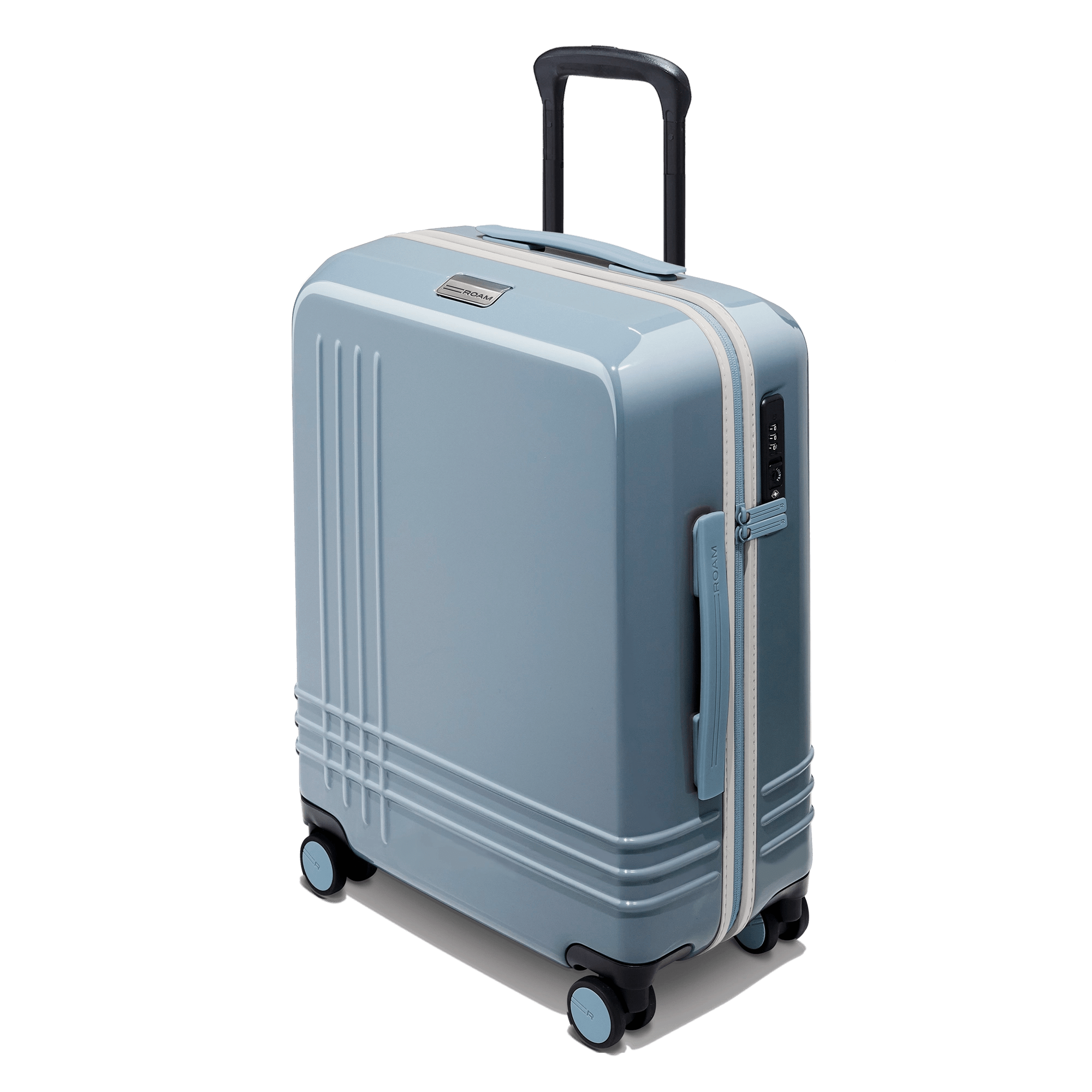 Roam cases are made with 50% recycled, ultra-lightweight polycarbonate to optimize strength and resilience.