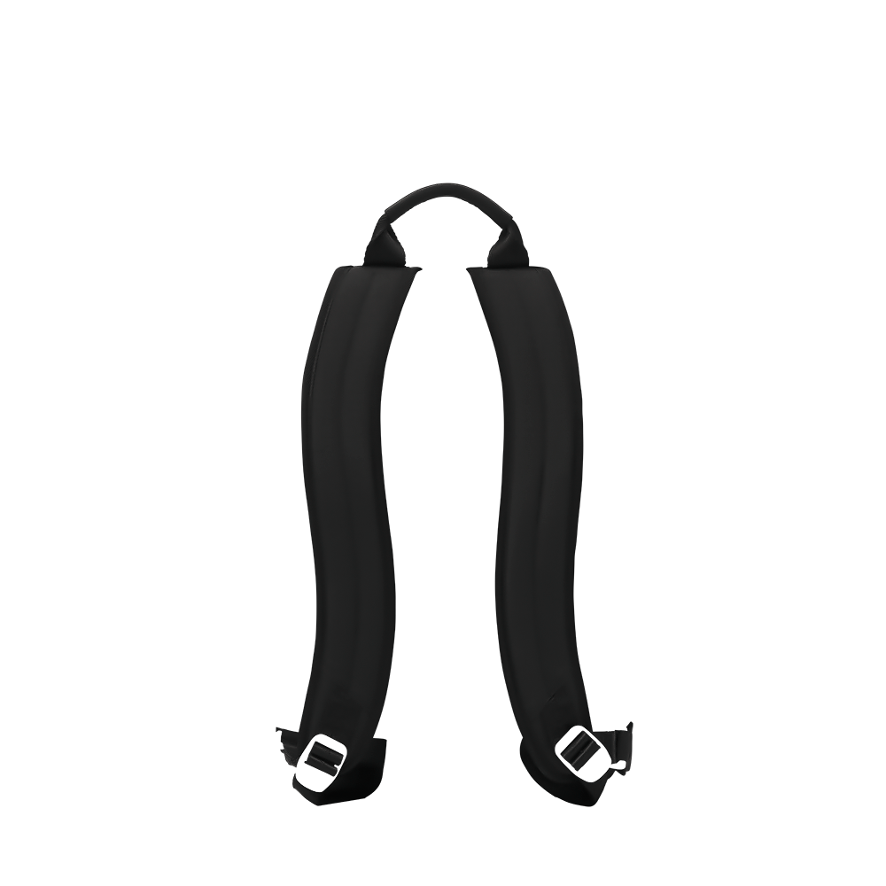 backpack downtown straps in kyoto black