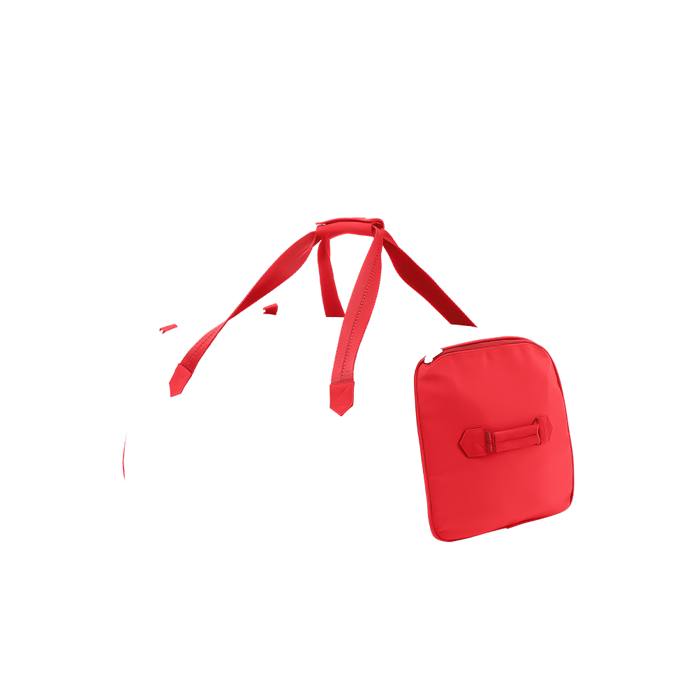 duffel medium end straps in rio fire