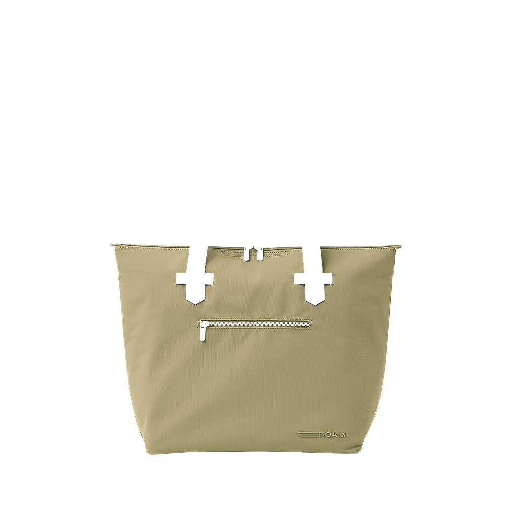 tote weekend front in venetian green